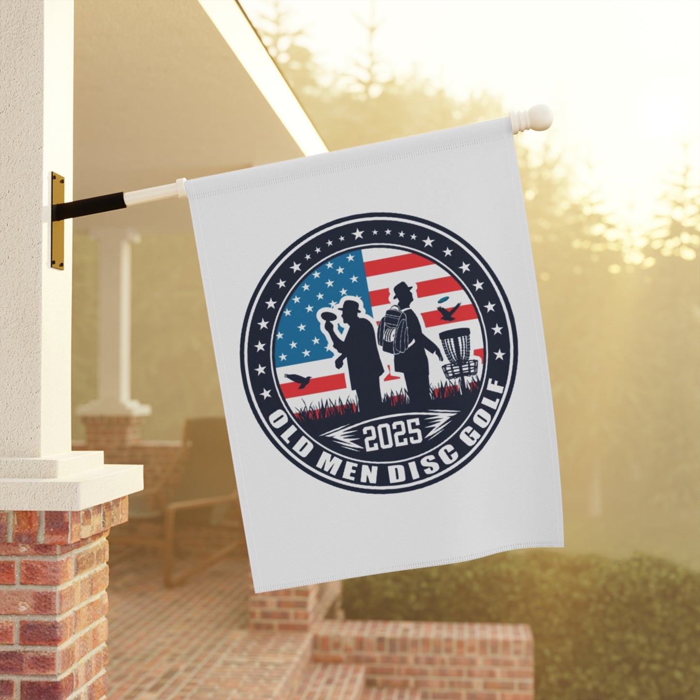Disc Golf Garden Banner - Old Men Disc Golf 2025