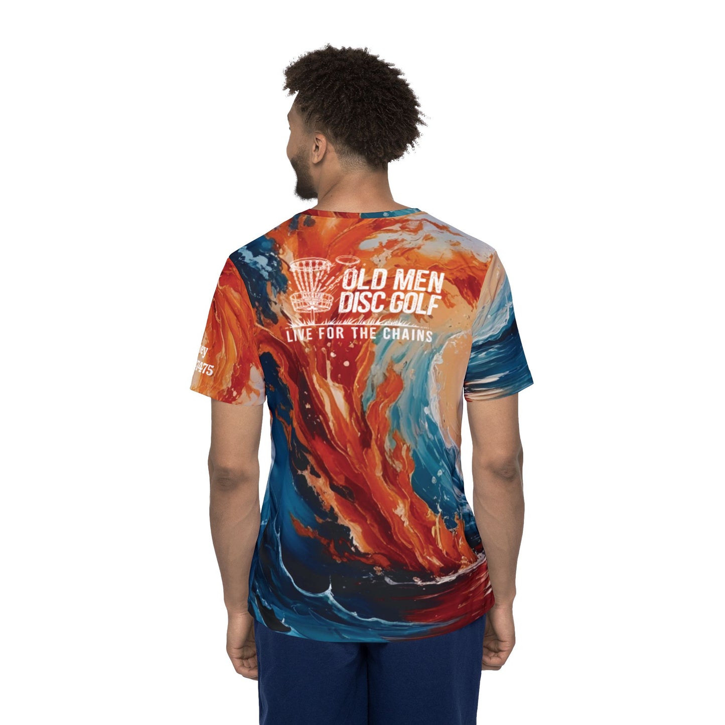 Fire and Water Men's Disc Golf jersey