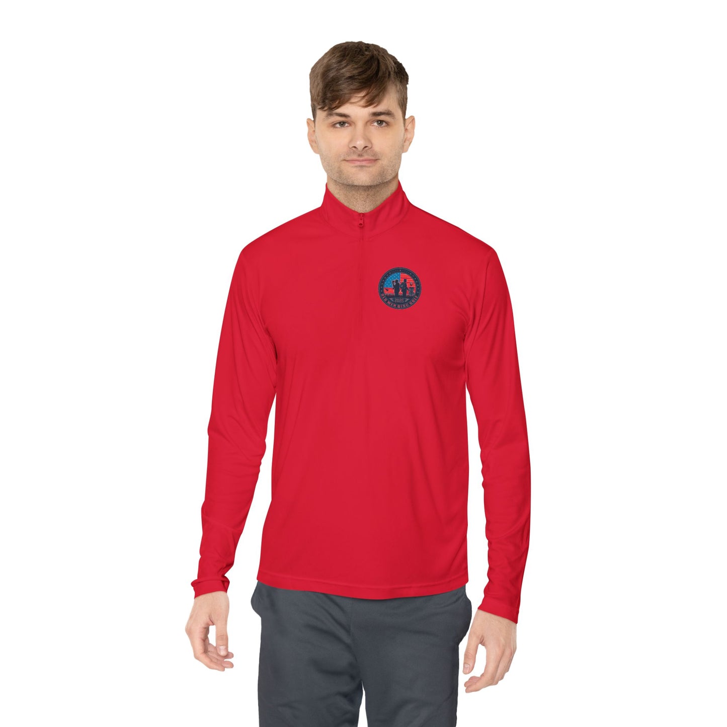 Old Men Disc Golf Unisex Quarter-Zip Pullover