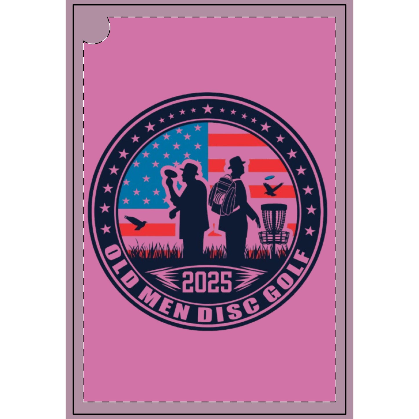 Pink OMDG Towel