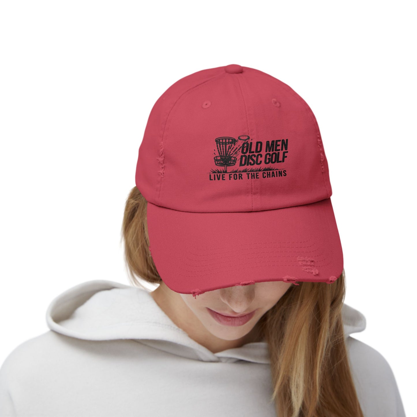 Vintage Style Unisex Distressed Cap for Casual Wear