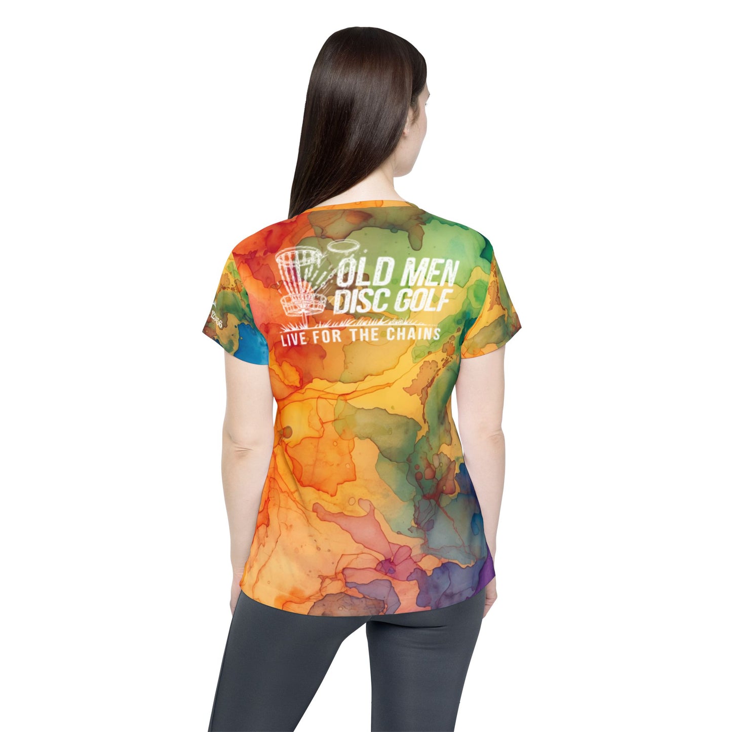 Women Watercolor Disc Golf Jersey