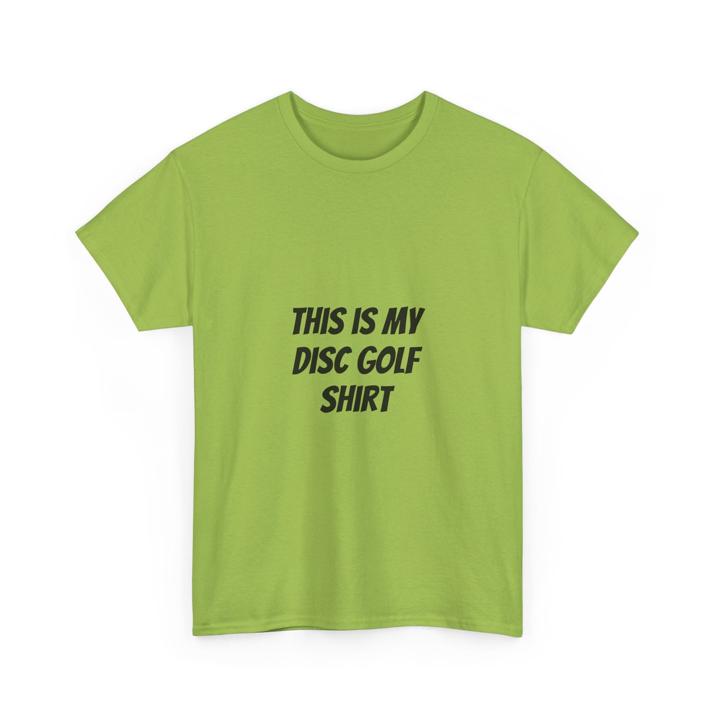 Unisex Heavy Cotton Tee - 'This is My Disc Golf Shirt'