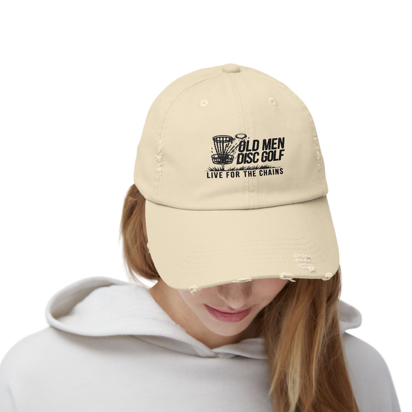Vintage Style Unisex Distressed Cap for Casual Wear