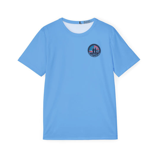 Carolina Blue Men's Disc Golf Sports Jersey | Live For The Chains