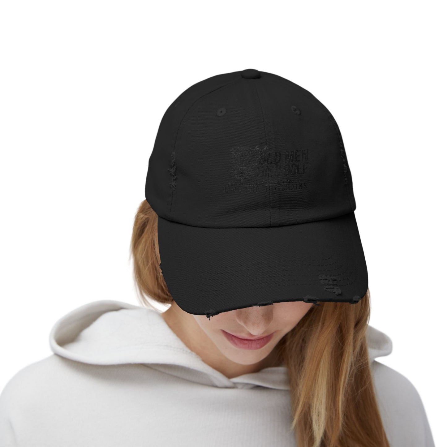 Vintage Style Unisex Distressed Cap for Casual Wear