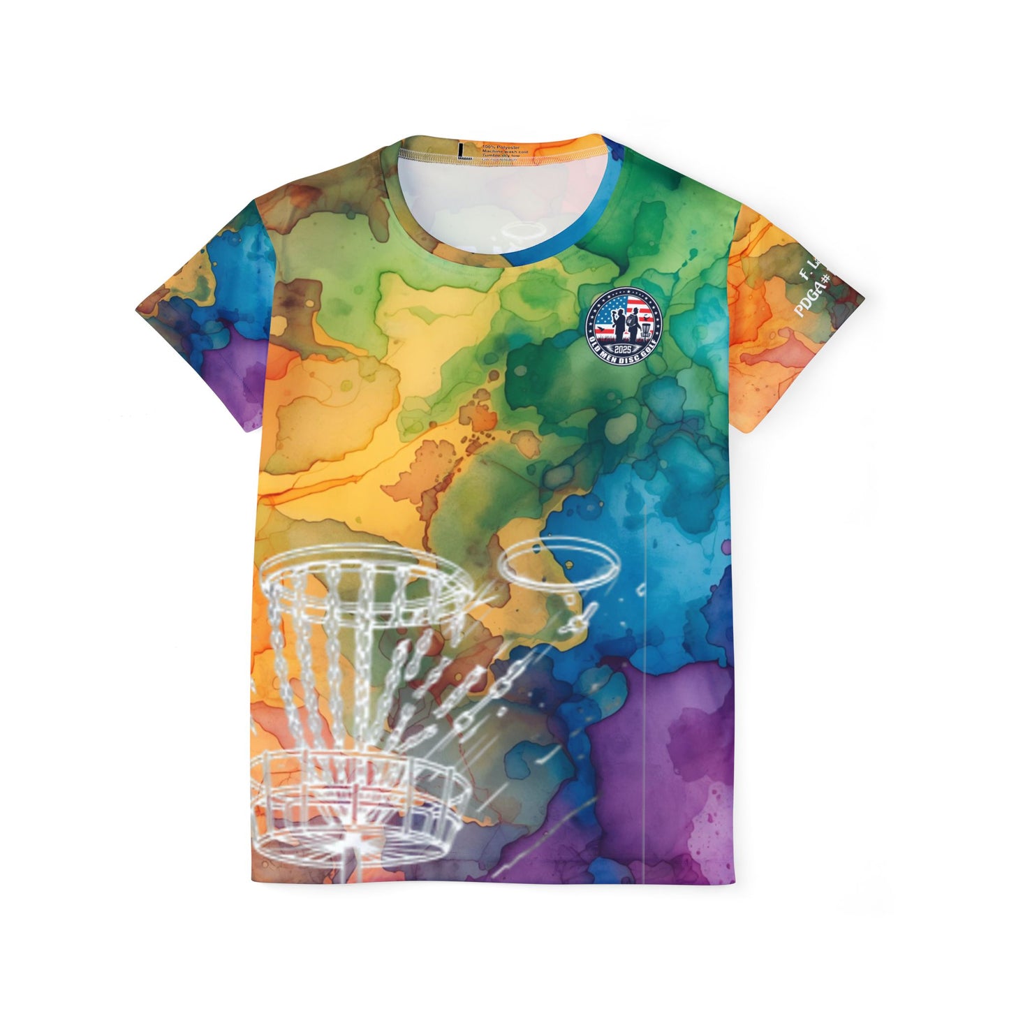 Women Watercolor Disc Golf Jersey