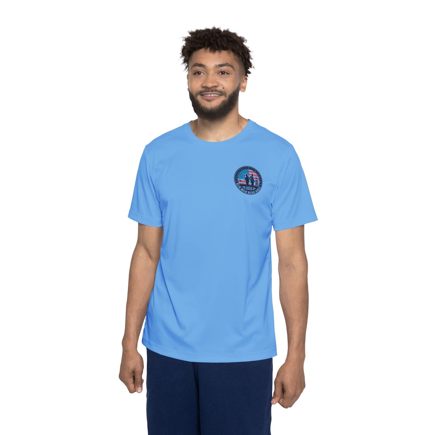 Carolina Blue Men's Disc Golf Sports Jersey | Live For The Chains
