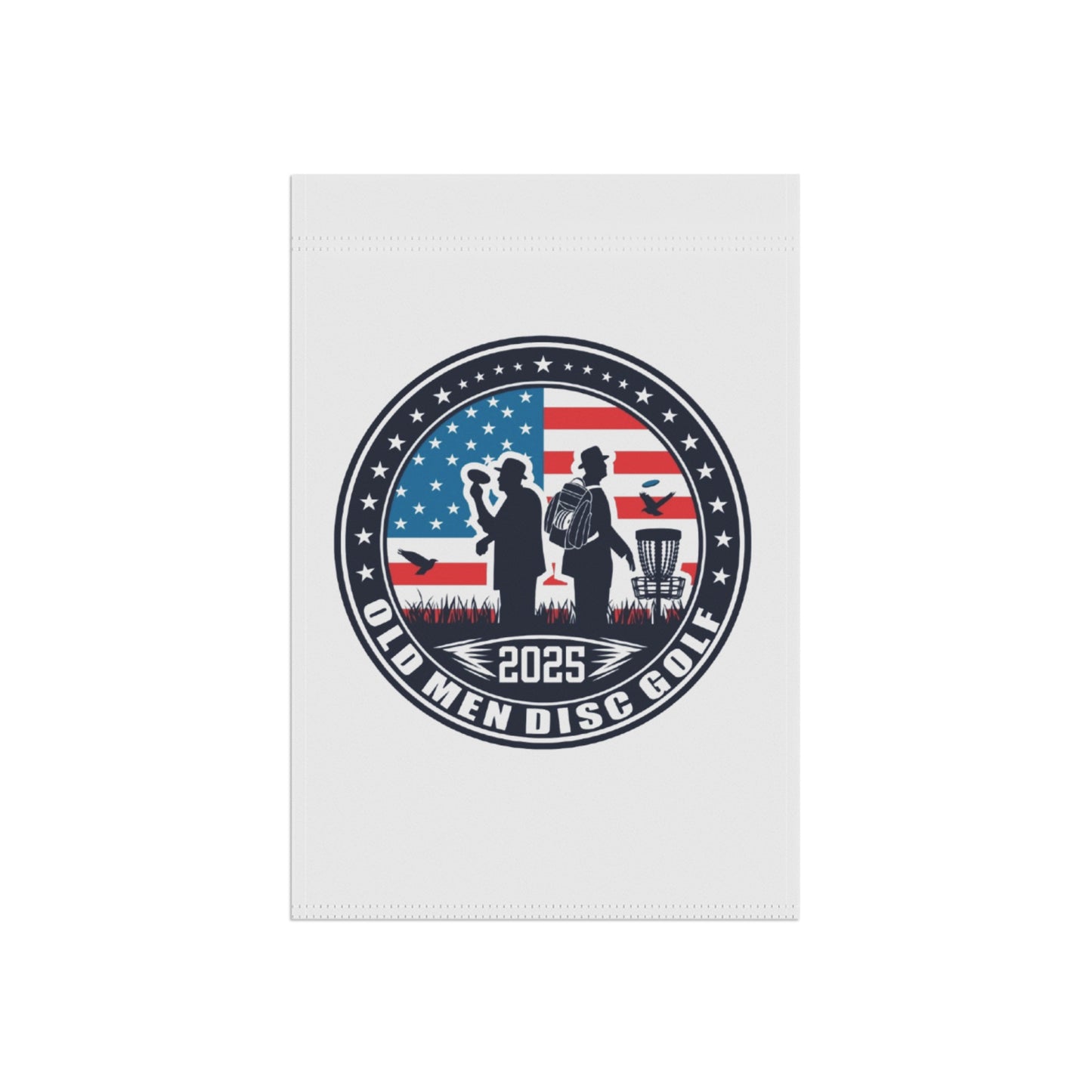 Disc Golf Garden Banner - Old Men Disc Golf 2025