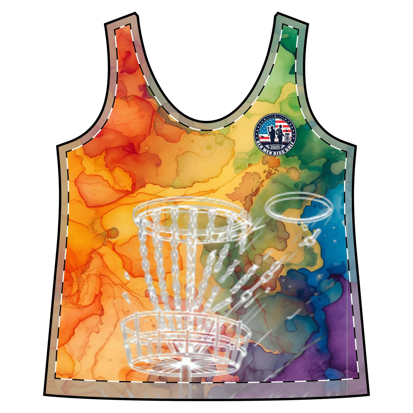 Watercolor Women's Sporty Racerback Tank