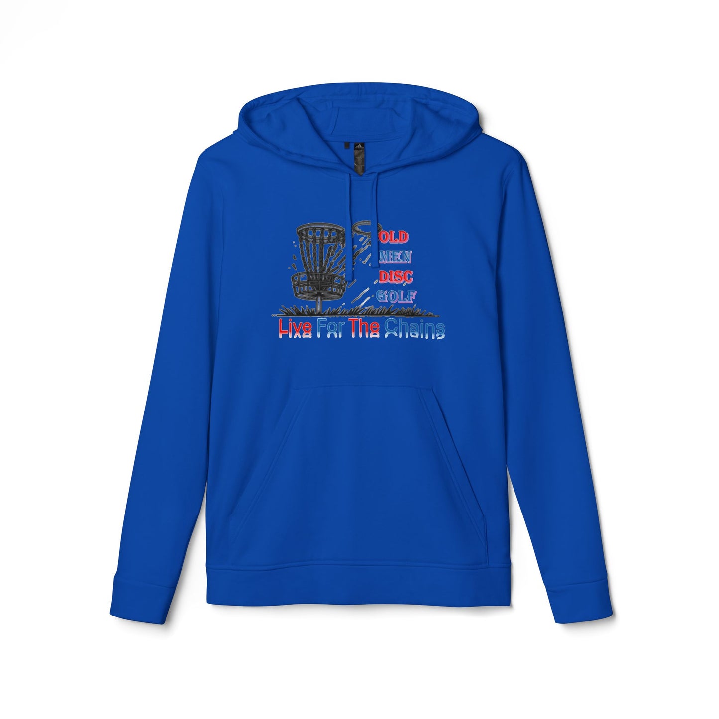 Adidas Unisex Fleece Hoodie - Live For The Chains Disc Golf Apparel