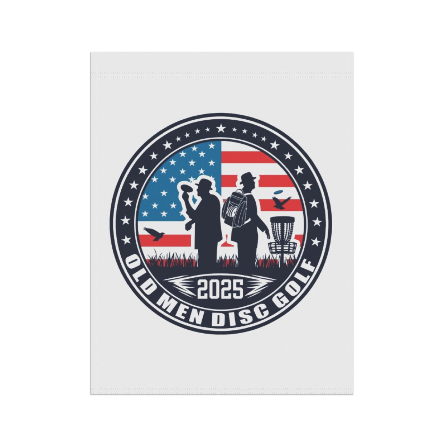 Disc Golf Garden Banner - Old Men Disc Golf 2025