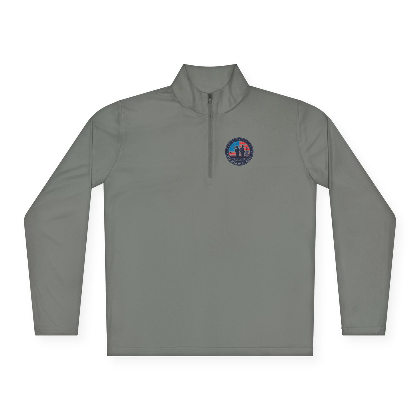 Old Men Disc Golf Unisex Quarter-Zip Pullover