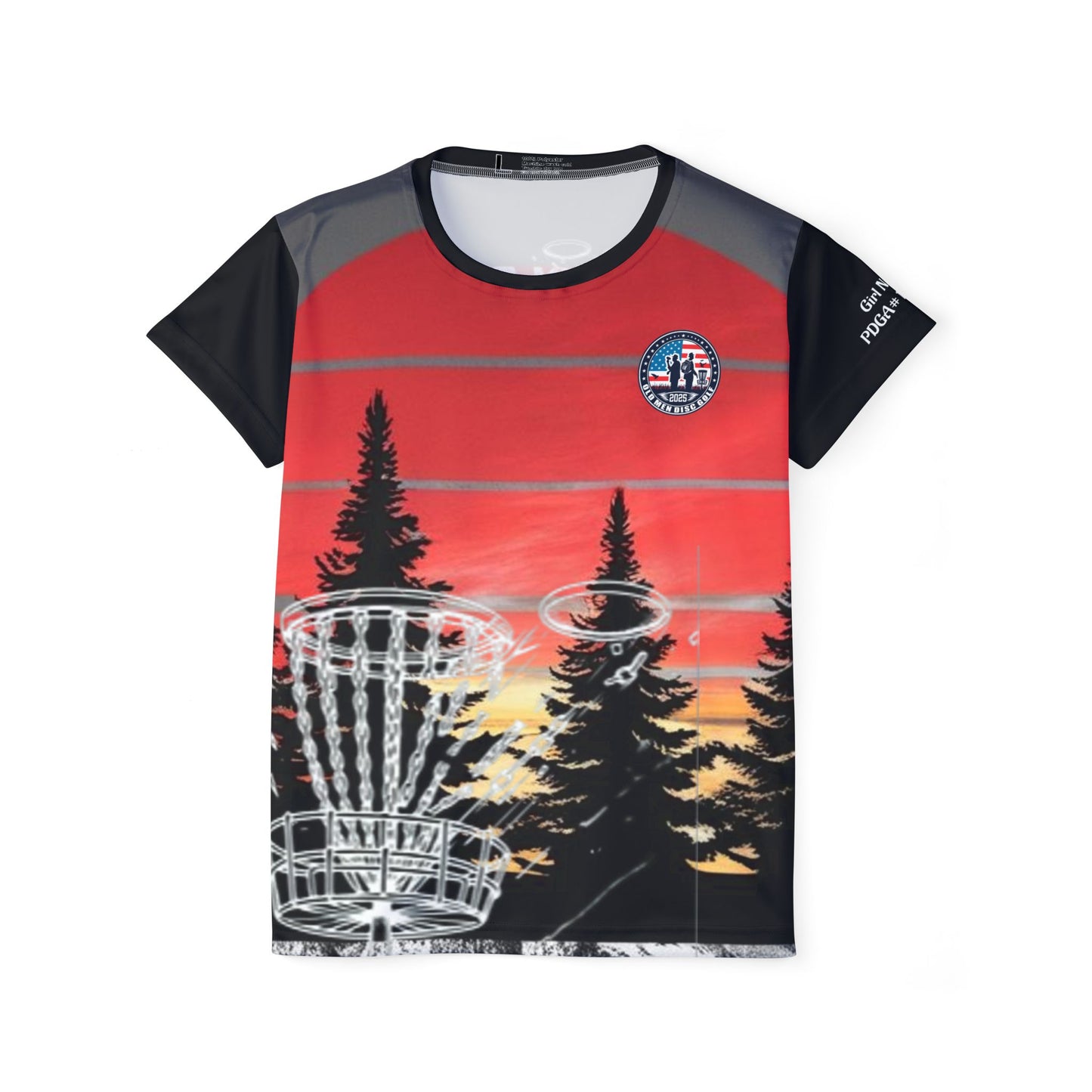 Trees and sunset Women's Sports Jersey