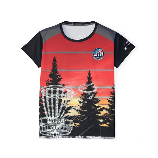 Trees and sunset Women's Sports Jersey