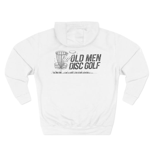 Old Man Kris - Old Men Disc Golf Cozy Three-Panel Fleece Hoodie