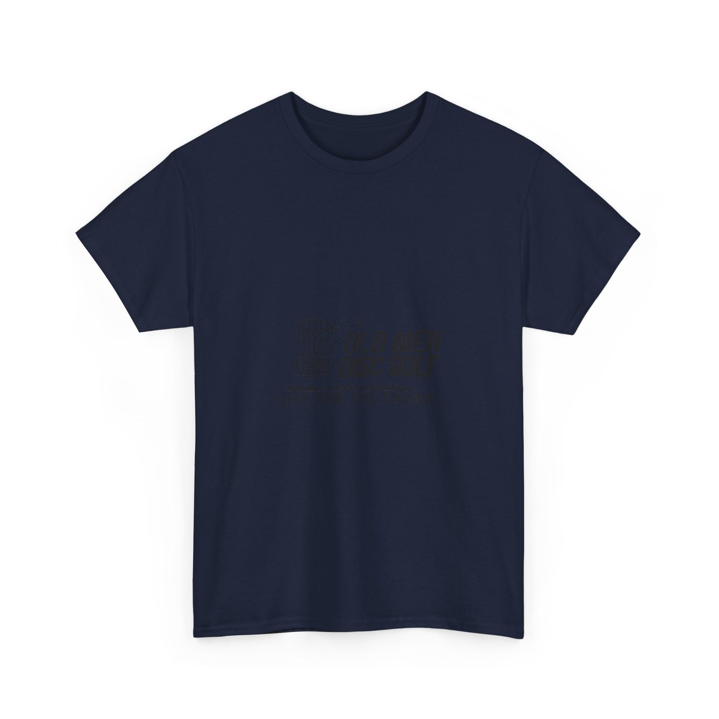 Live For The Chains Black Lettering Unisex Heavy Cotton Tee
