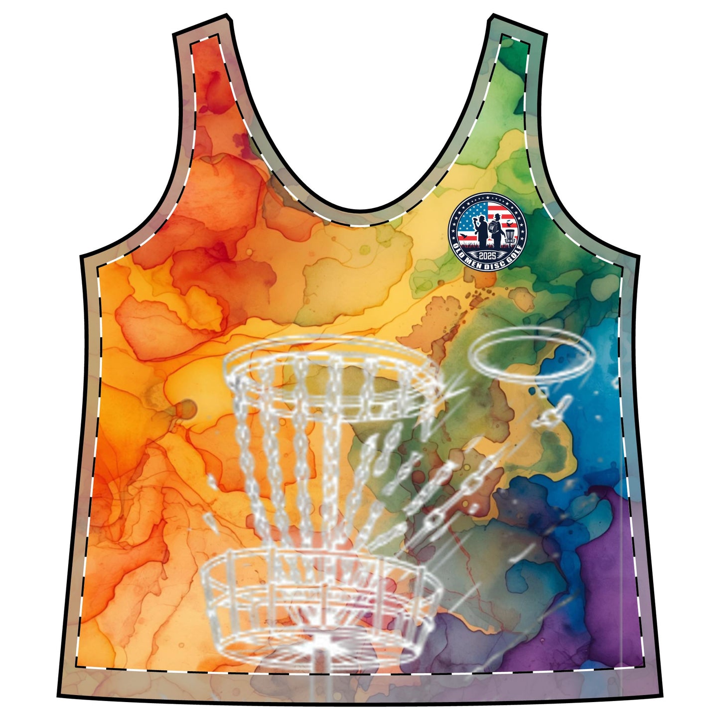 Watercolor Women's Sporty Racerback Tank