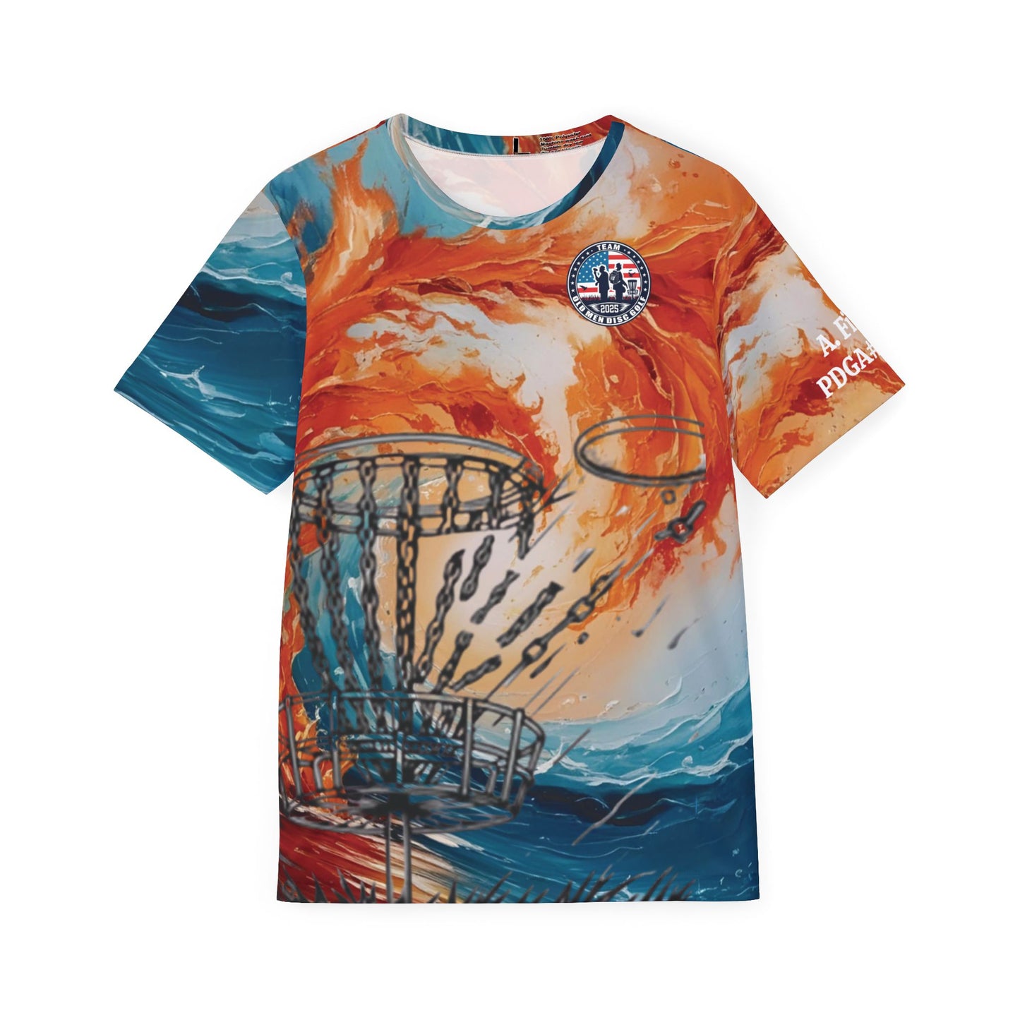 Fire and Water Men's Disc Golf jersey