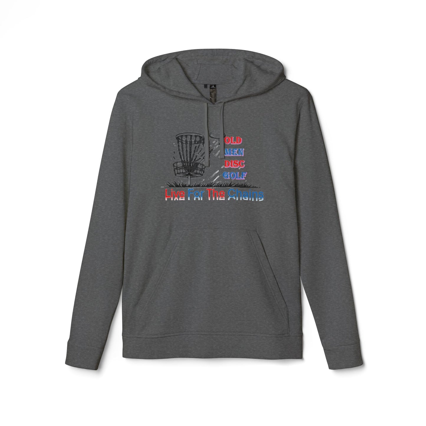 Adidas Unisex Fleece Hoodie - Live For The Chains Disc Golf Apparel