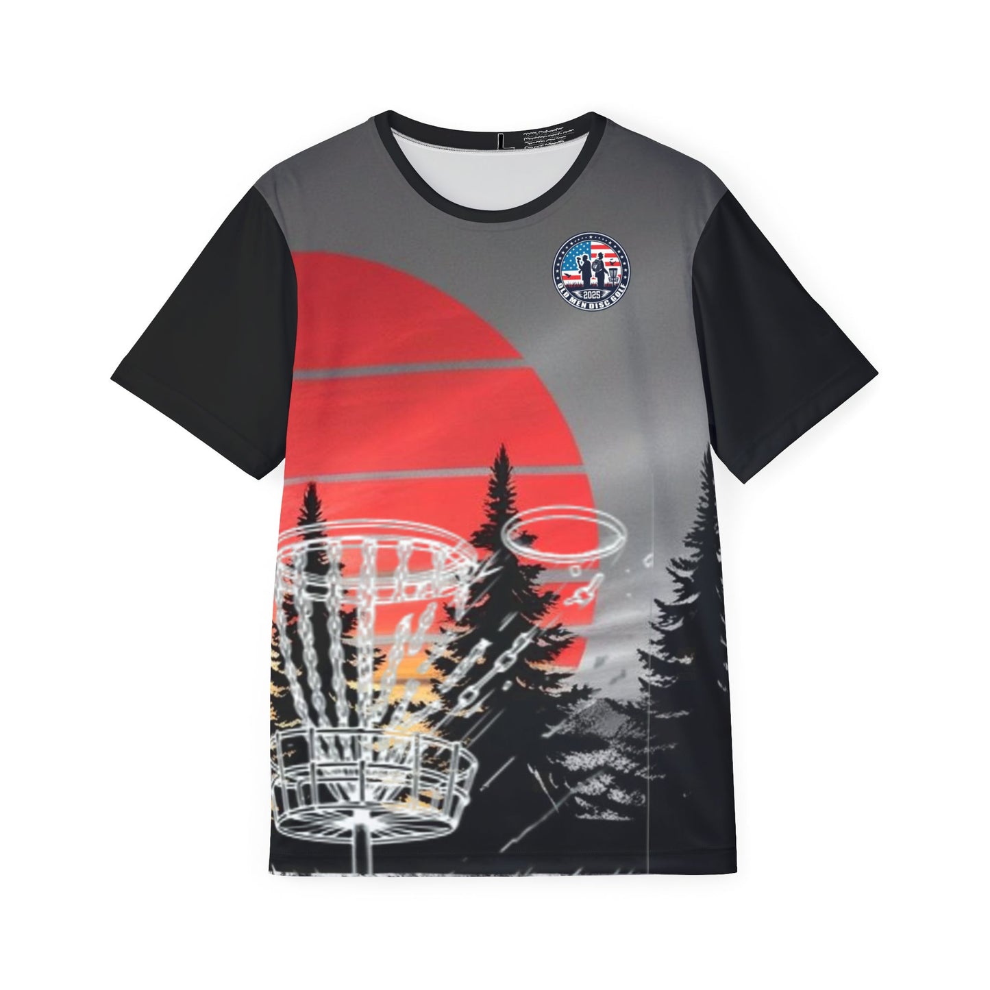 Trees and Sunset Men's Disc Golf Jersey