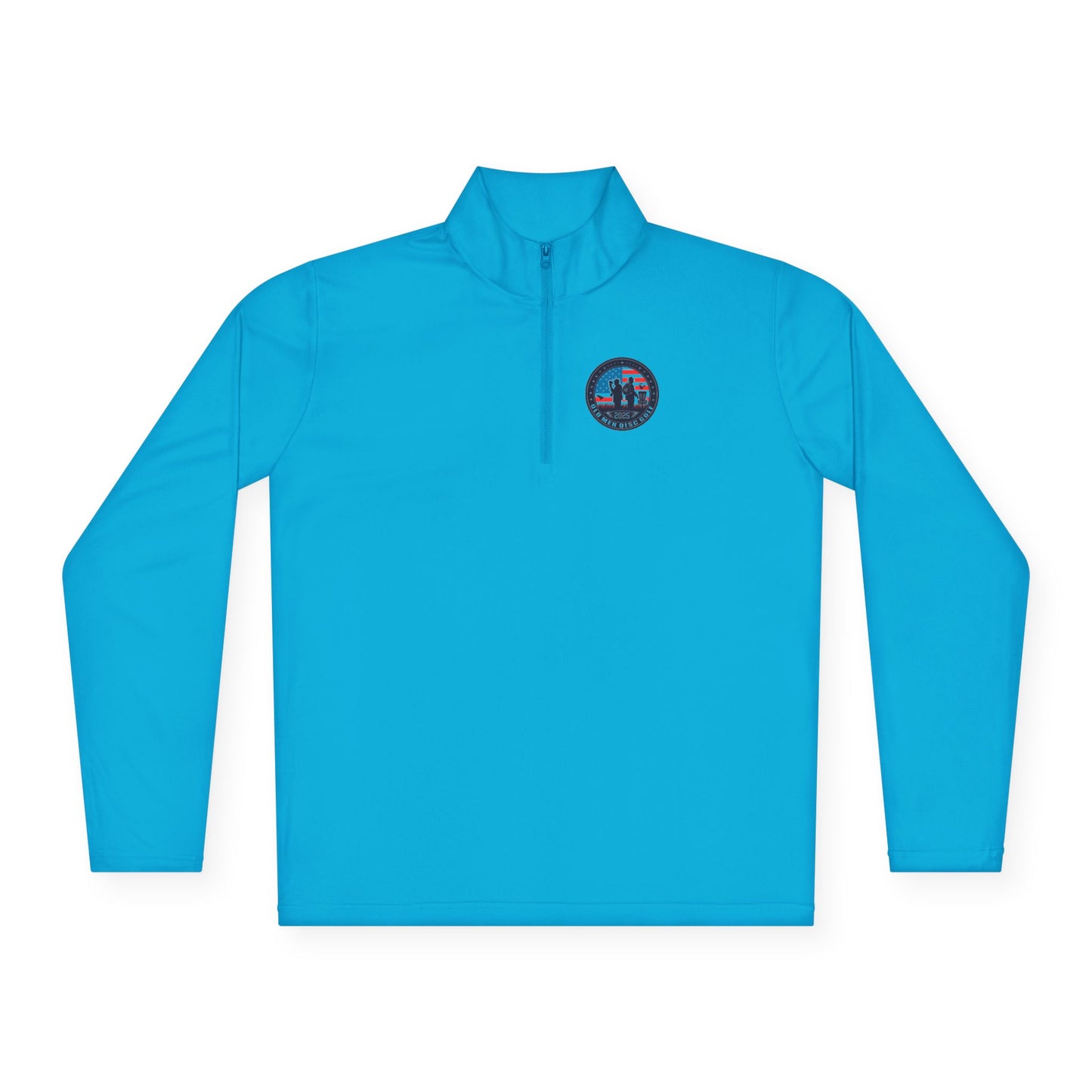 Old Men Disc Golf Unisex Quarter-Zip Pullover