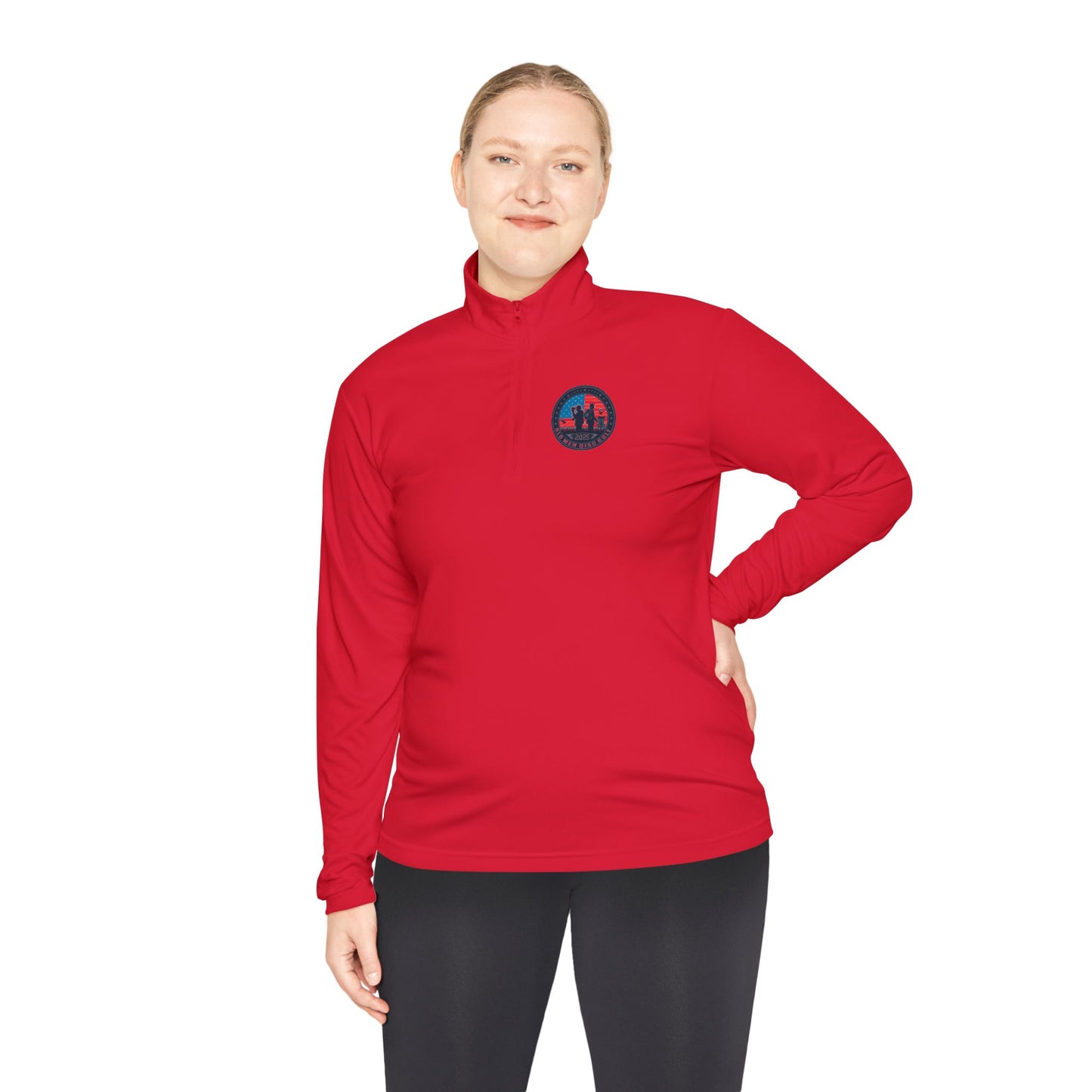 Old Men Disc Golf Unisex Quarter-Zip Pullover
