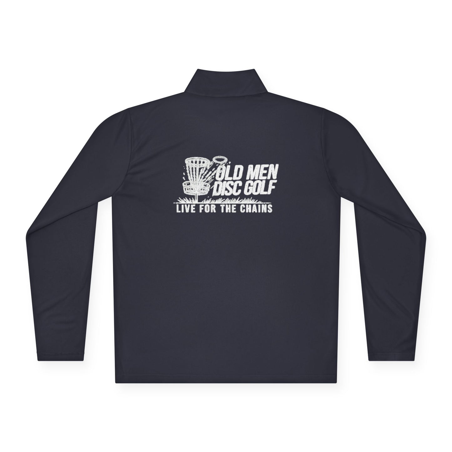 Old Men Disc Golf Unisex Quarter-Zip Pullover