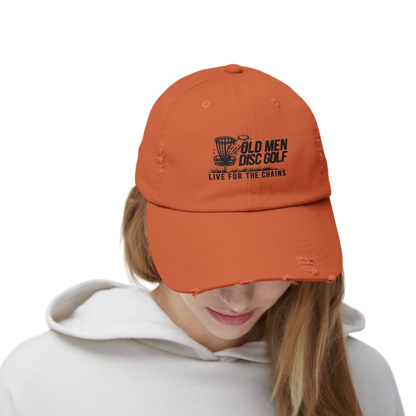 Vintage Style Unisex Distressed Cap for Casual Wear