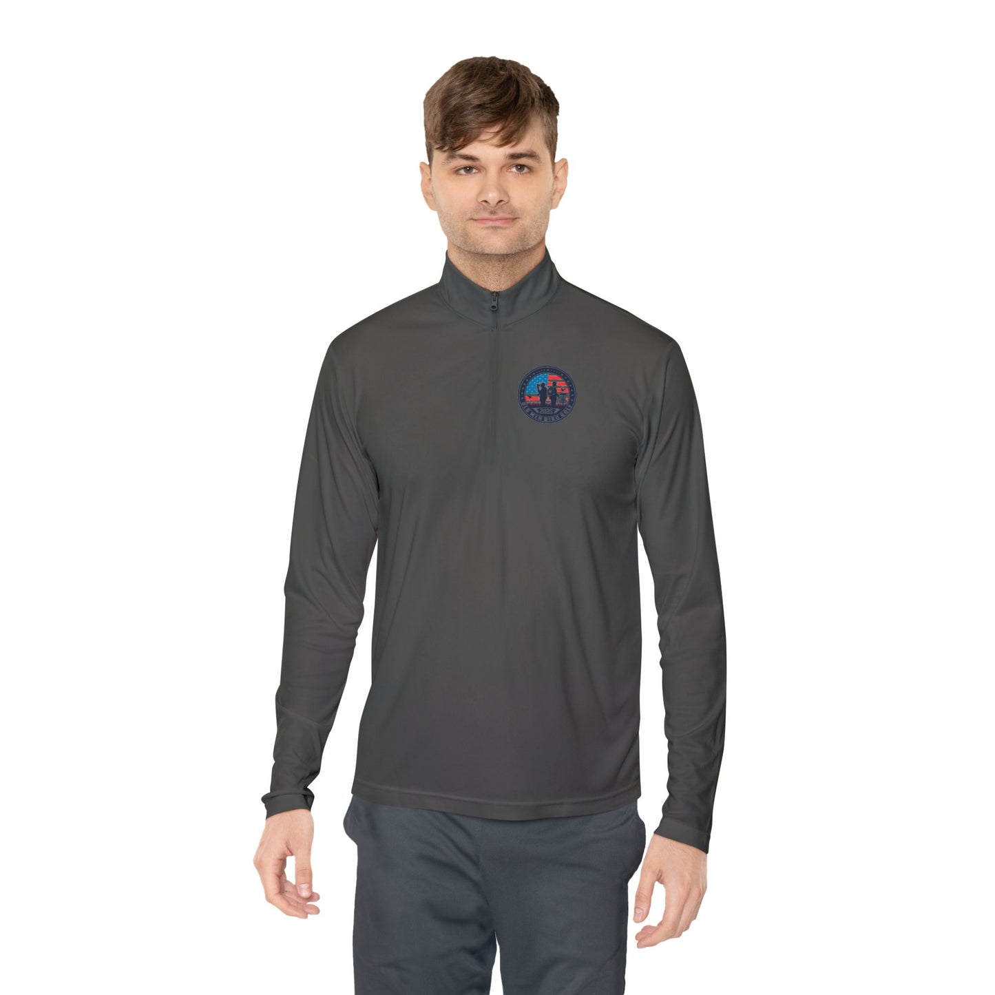 Old Men Disc Golf Unisex Quarter-Zip Pullover