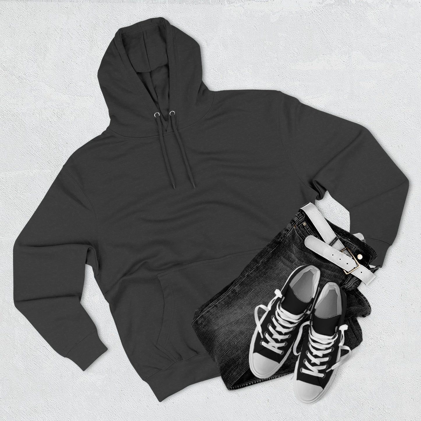 Old Man Kris - Old Men Disc Golf Cozy Three-Panel Fleece Hoodie
