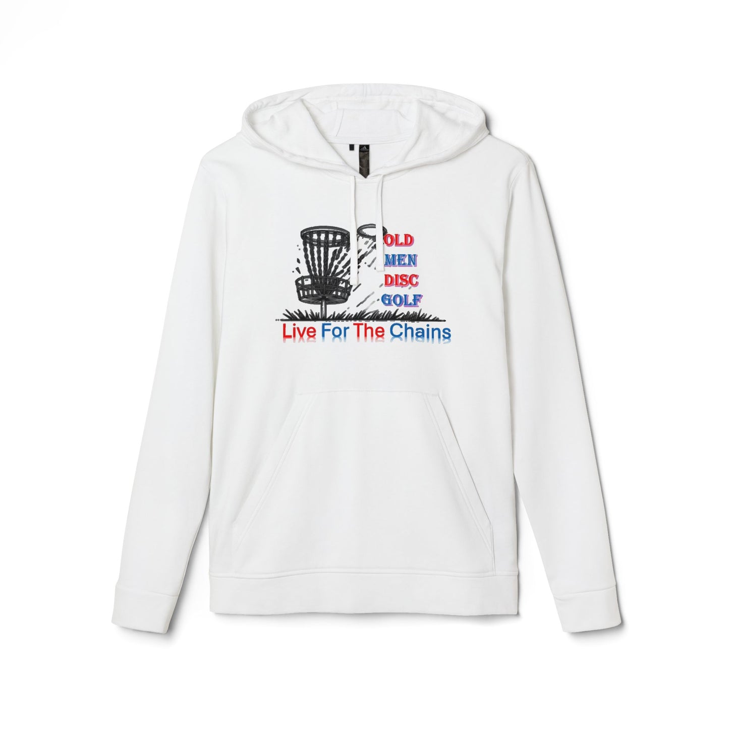 Adidas Unisex Fleece Hoodie - Live For The Chains Disc Golf Apparel