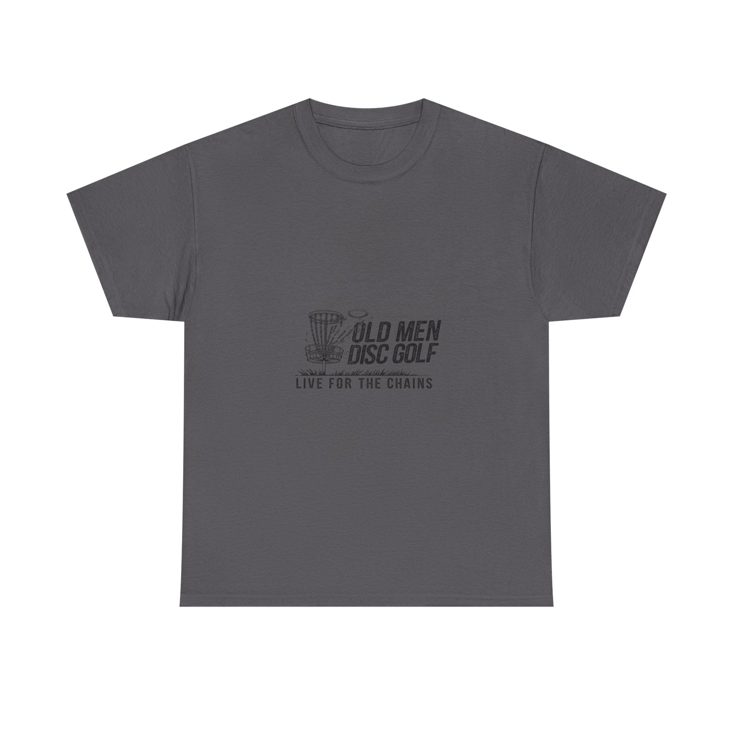 Live For The Chains Black Lettering Unisex Heavy Cotton Tee