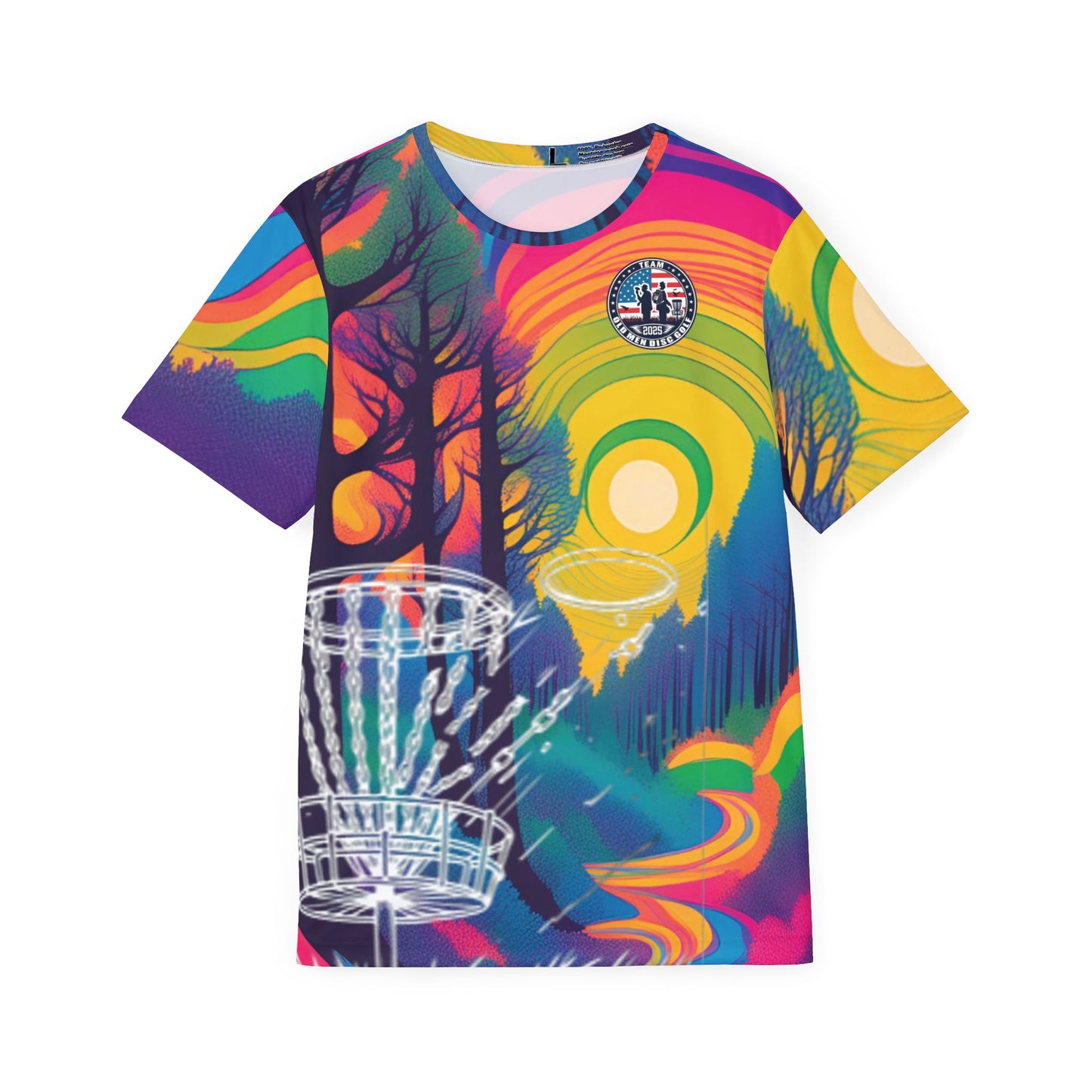 Glowing Forest Men's Disc Golf Jersey