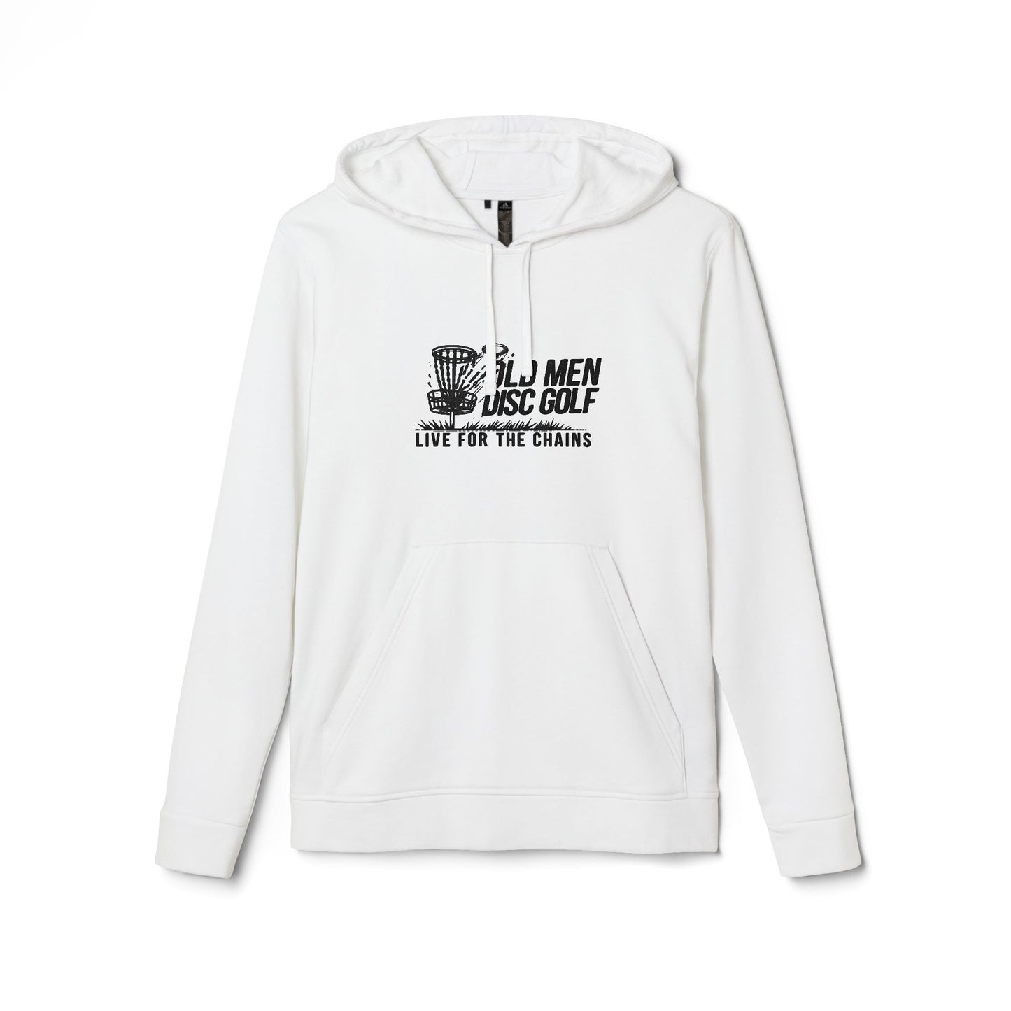 Old Man Kris Adidas Unisex Hoodie - Live for the Chains - Comfortable Fleece Pullover