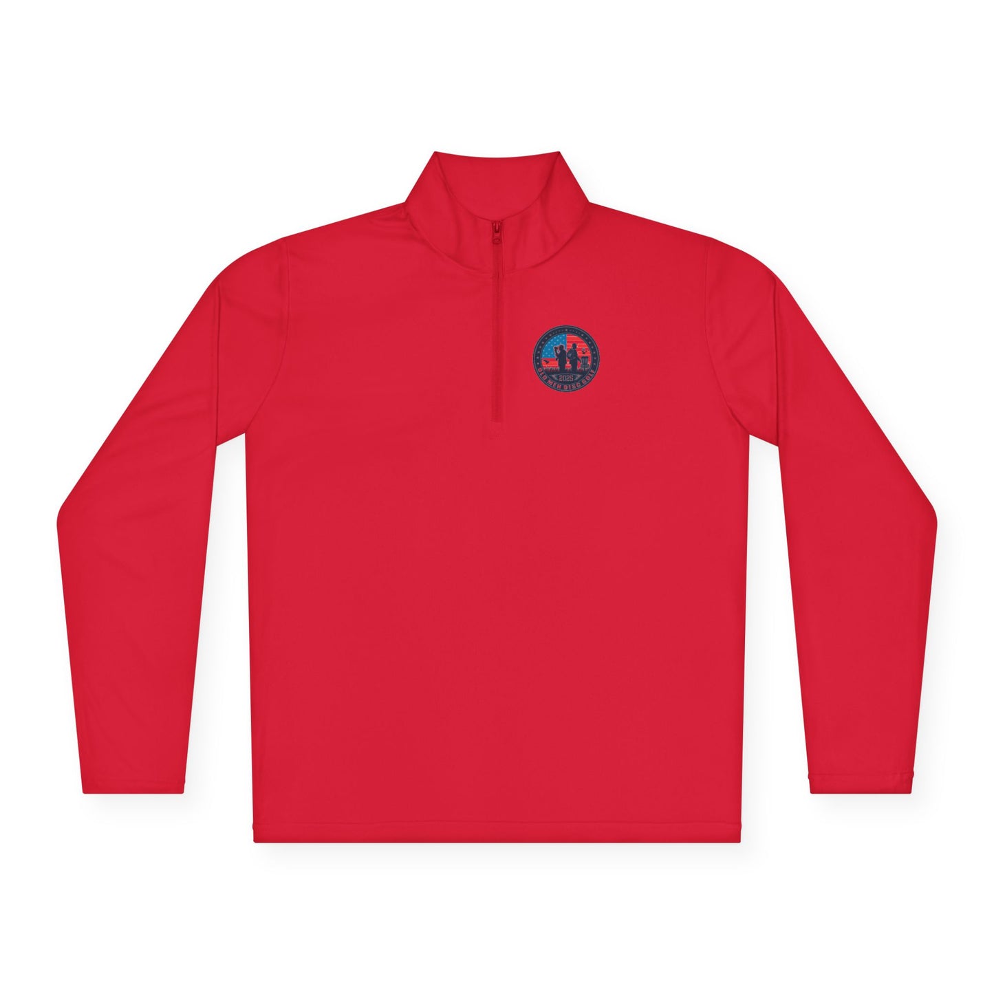 Old Men Disc Golf Unisex Quarter-Zip Pullover