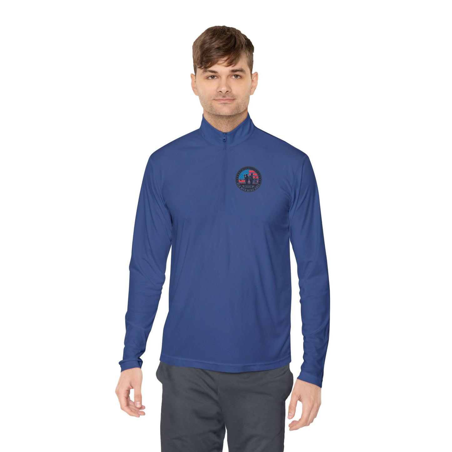 Old Men Disc Golf Unisex Quarter-Zip Pullover