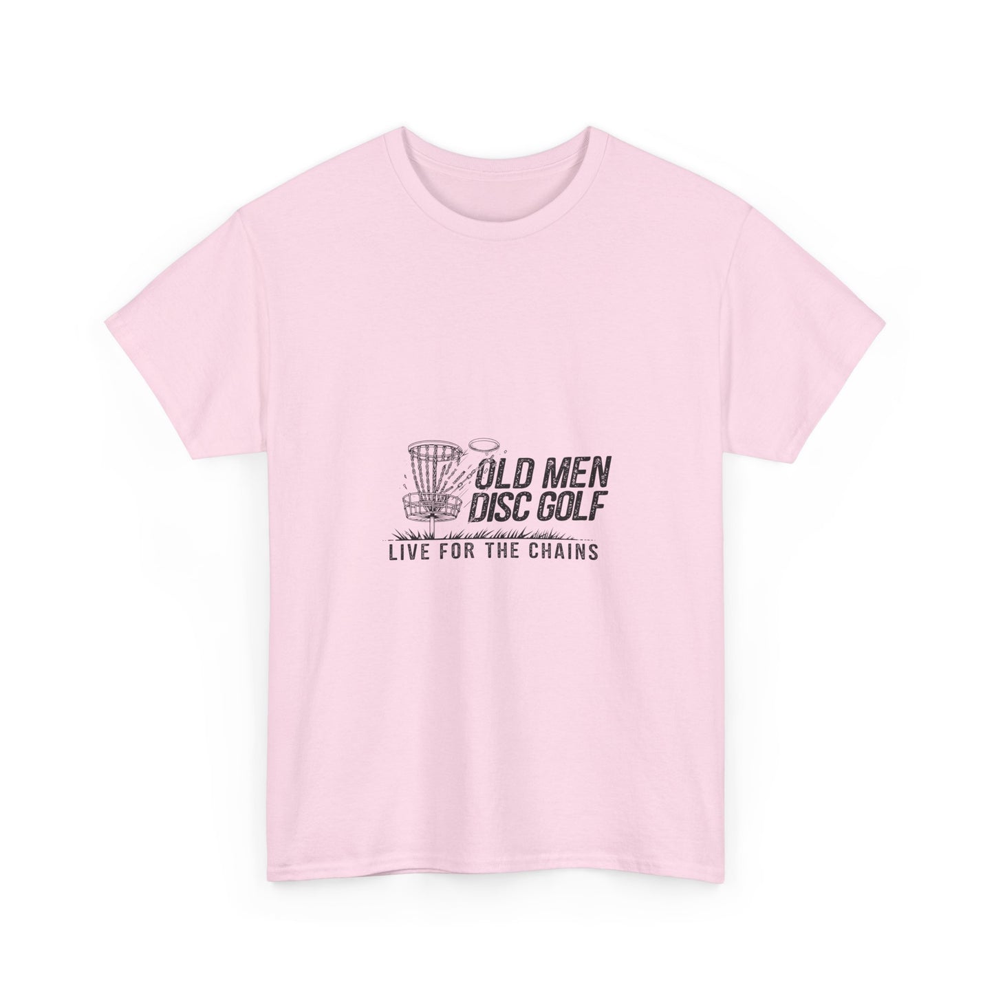 Live For The Chains Black Lettering Unisex Heavy Cotton Tee