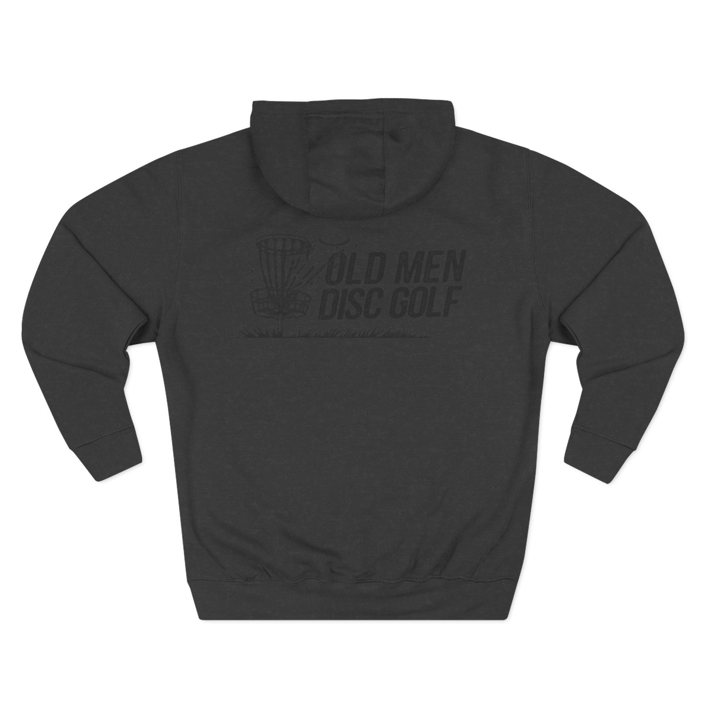 Old Man Kris - Old Men Disc Golf Cozy Three-Panel Fleece Hoodie