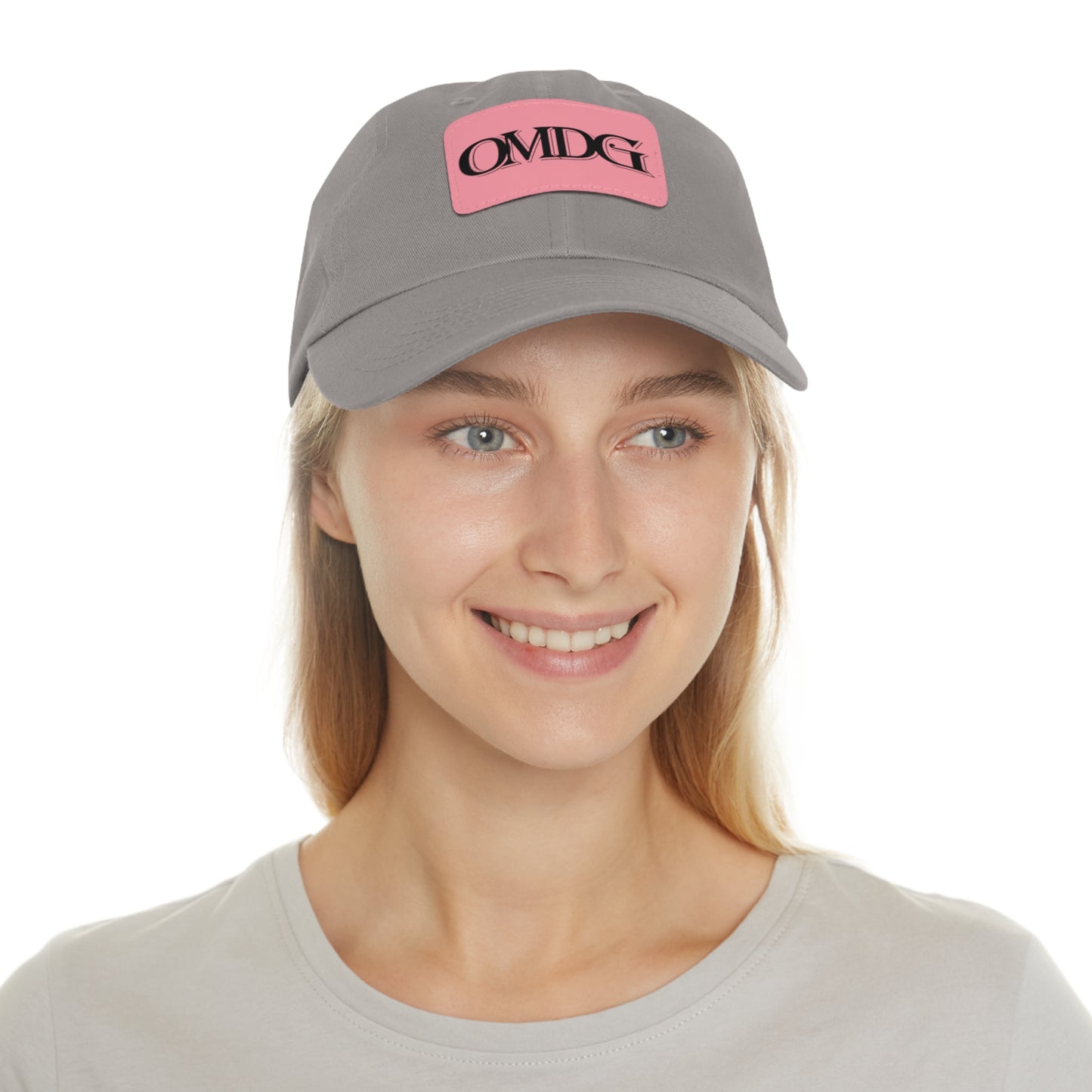 OMDG Black Lettering Leather - Casual and Trendy Accessory for Everyday Wear