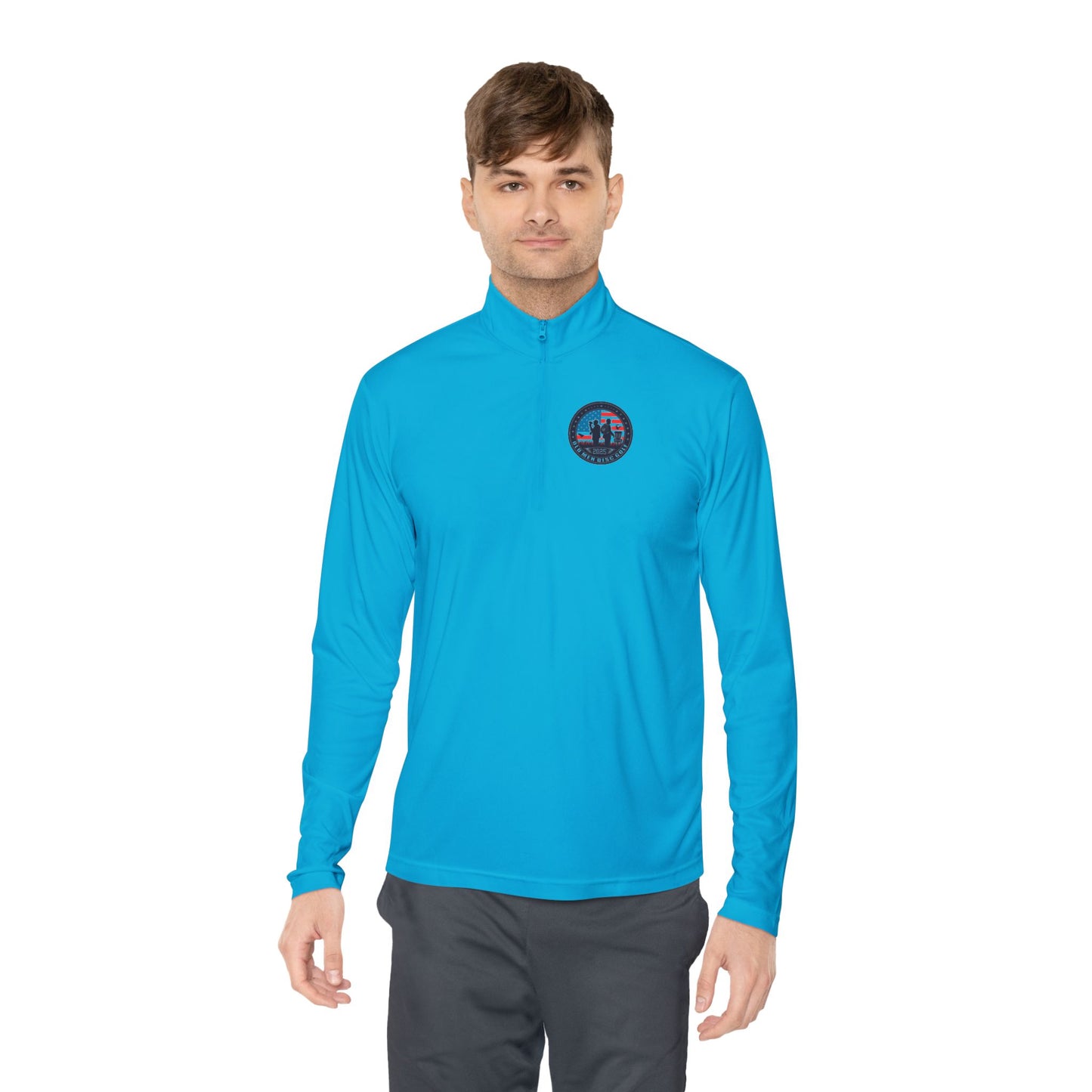 Old Men Disc Golf Unisex Quarter-Zip Pullover