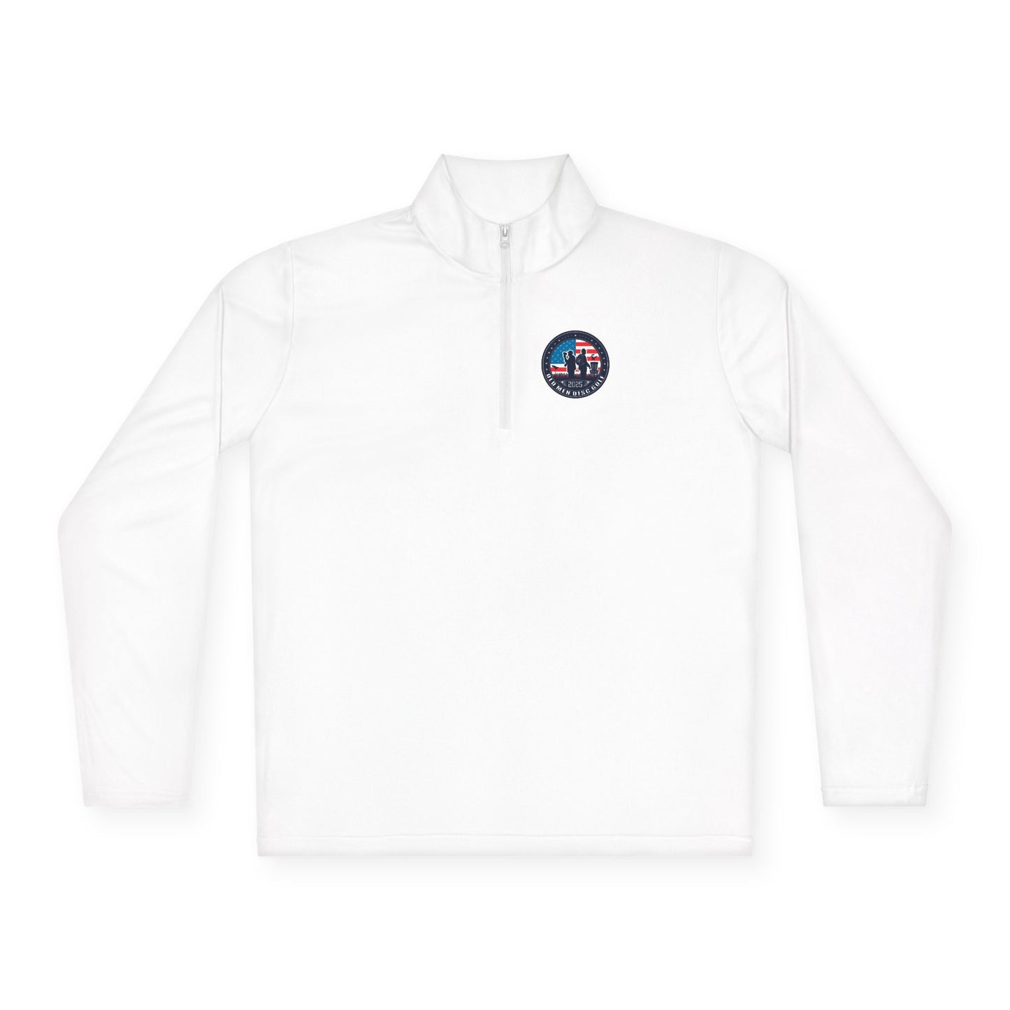 Old Men Disc Golf Unisex Quarter-Zip Pullover