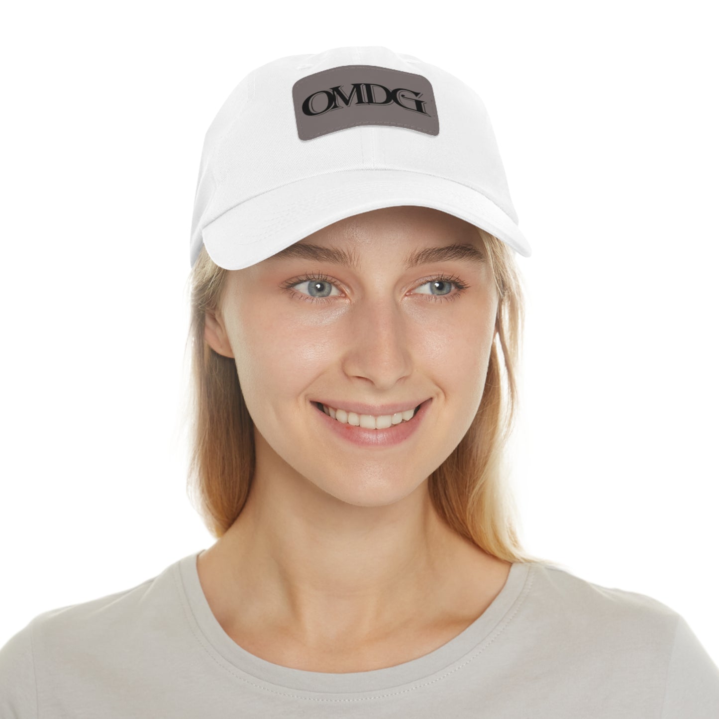 OMDG Black Lettering Leather - Casual and Trendy Accessory for Everyday Wear