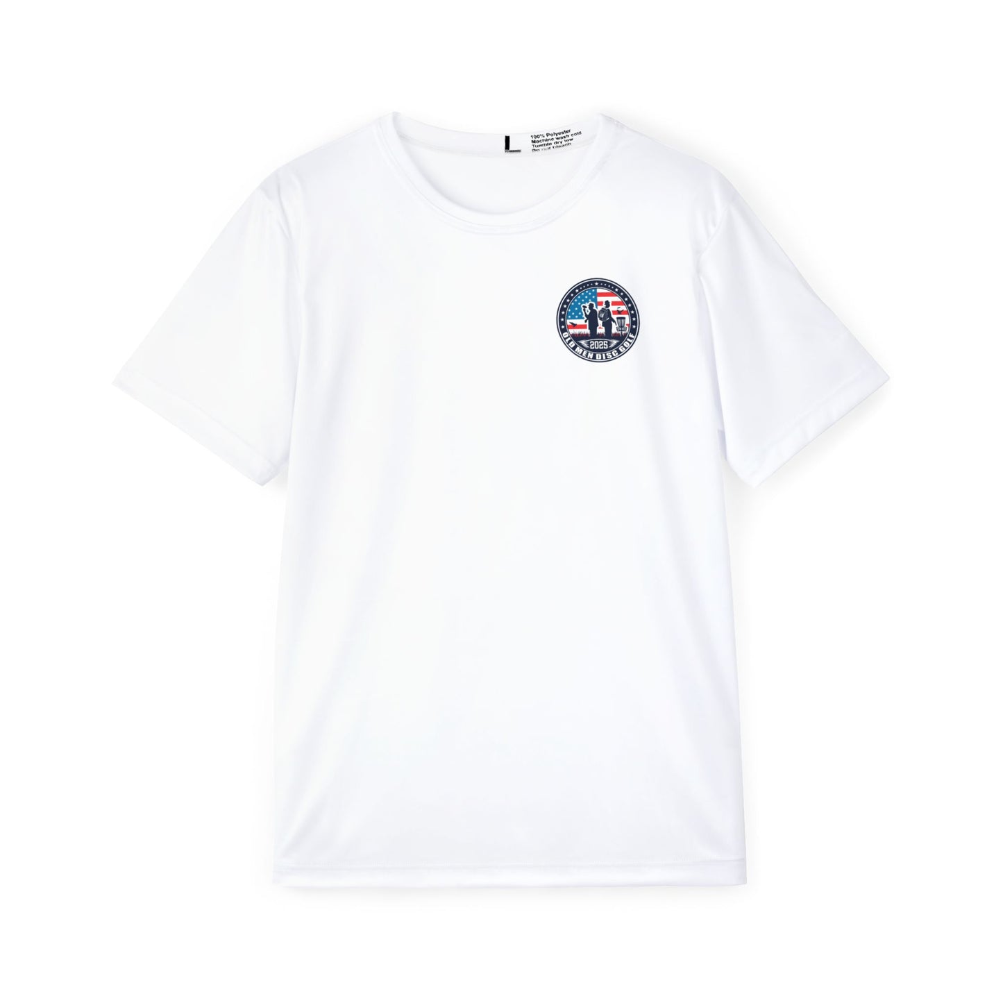 Whites Men's Disc Golf Sports Jersey | Live For The Chains