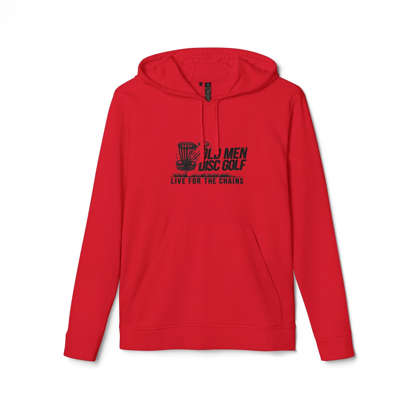Old Man Kris Adidas Unisex Hoodie - Live for the Chains - Comfortable Fleece Pullover