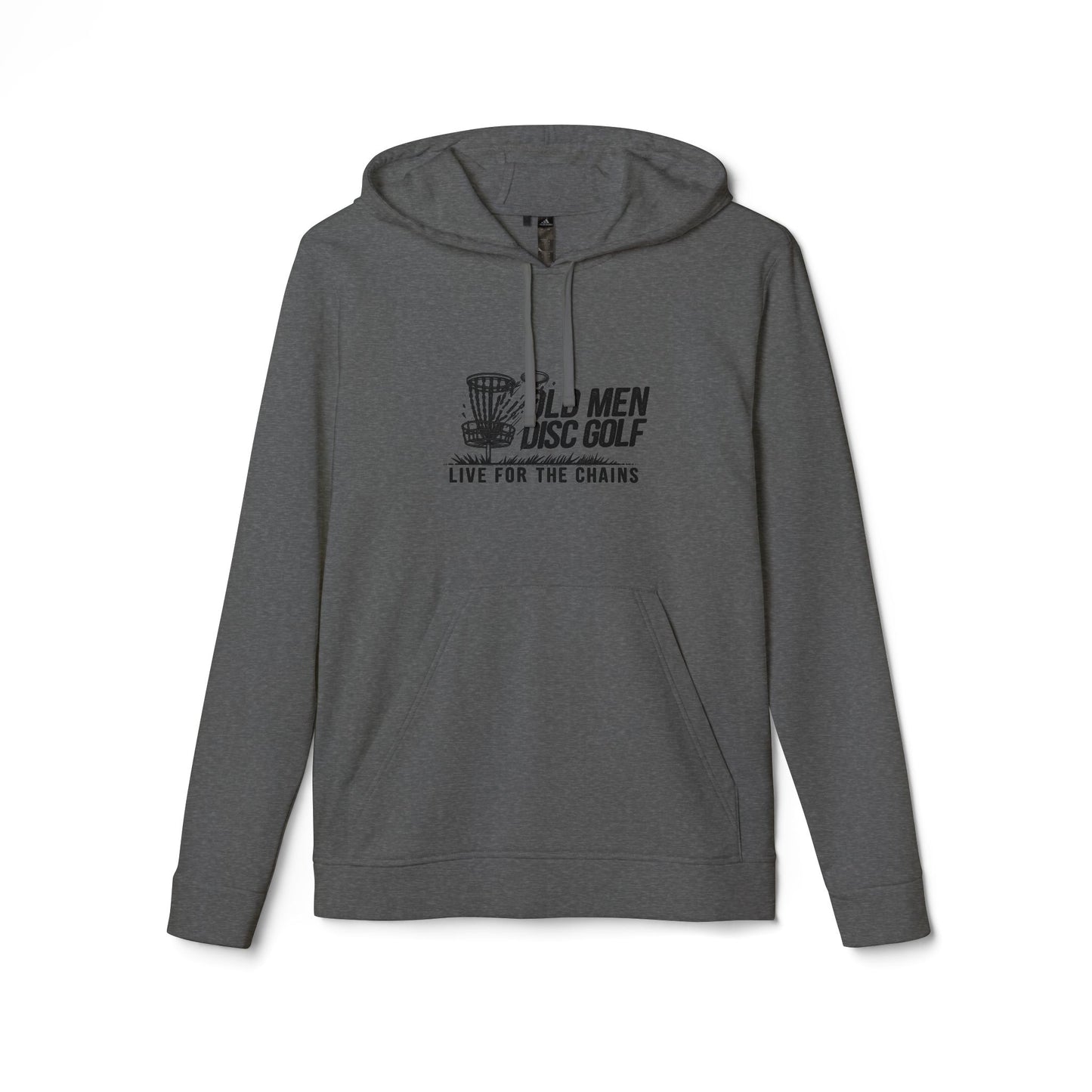Old Man Kris Adidas Unisex Hoodie - Live for the Chains - Comfortable Fleece Pullover