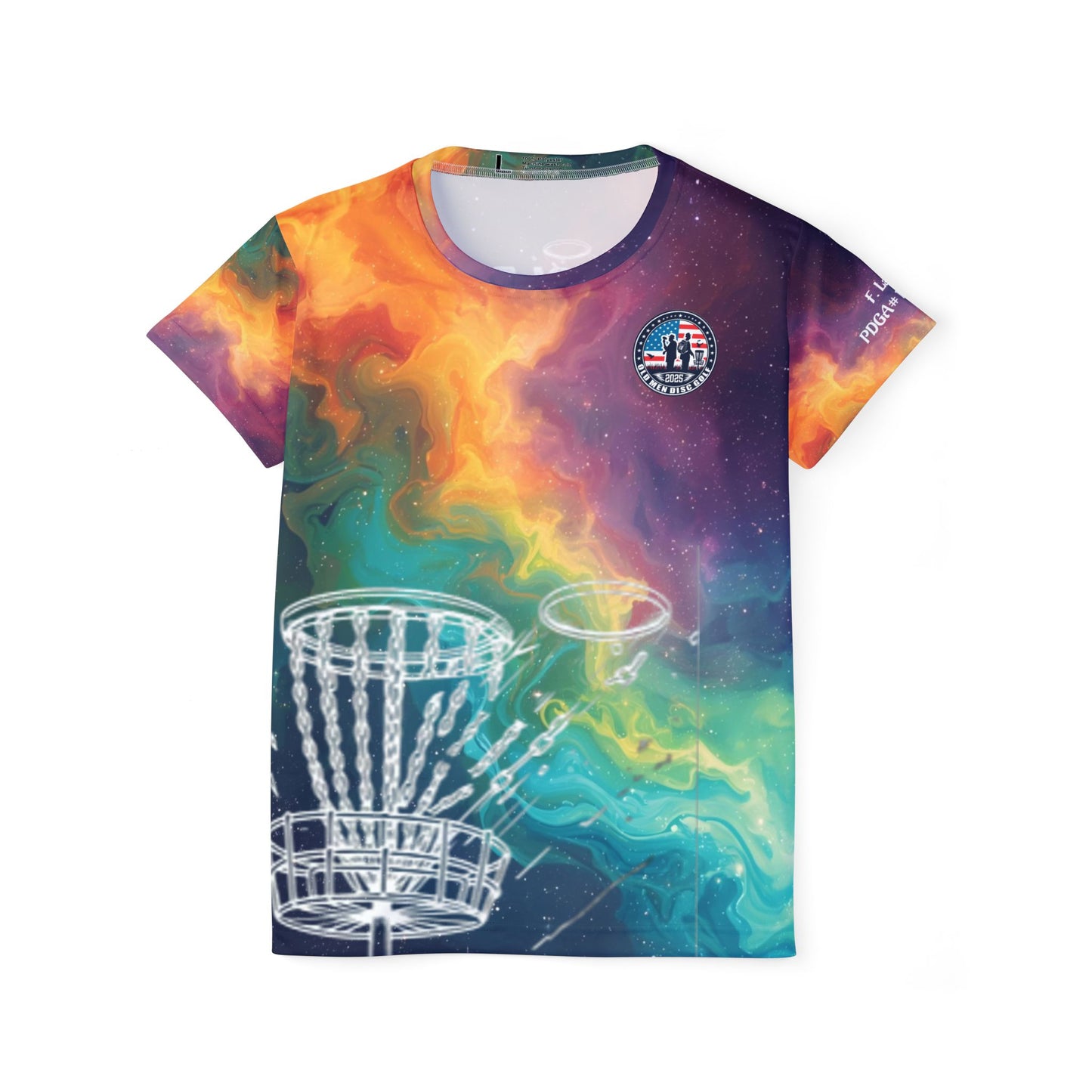 Colorful Galaxy Women's Disc Golf Jersey