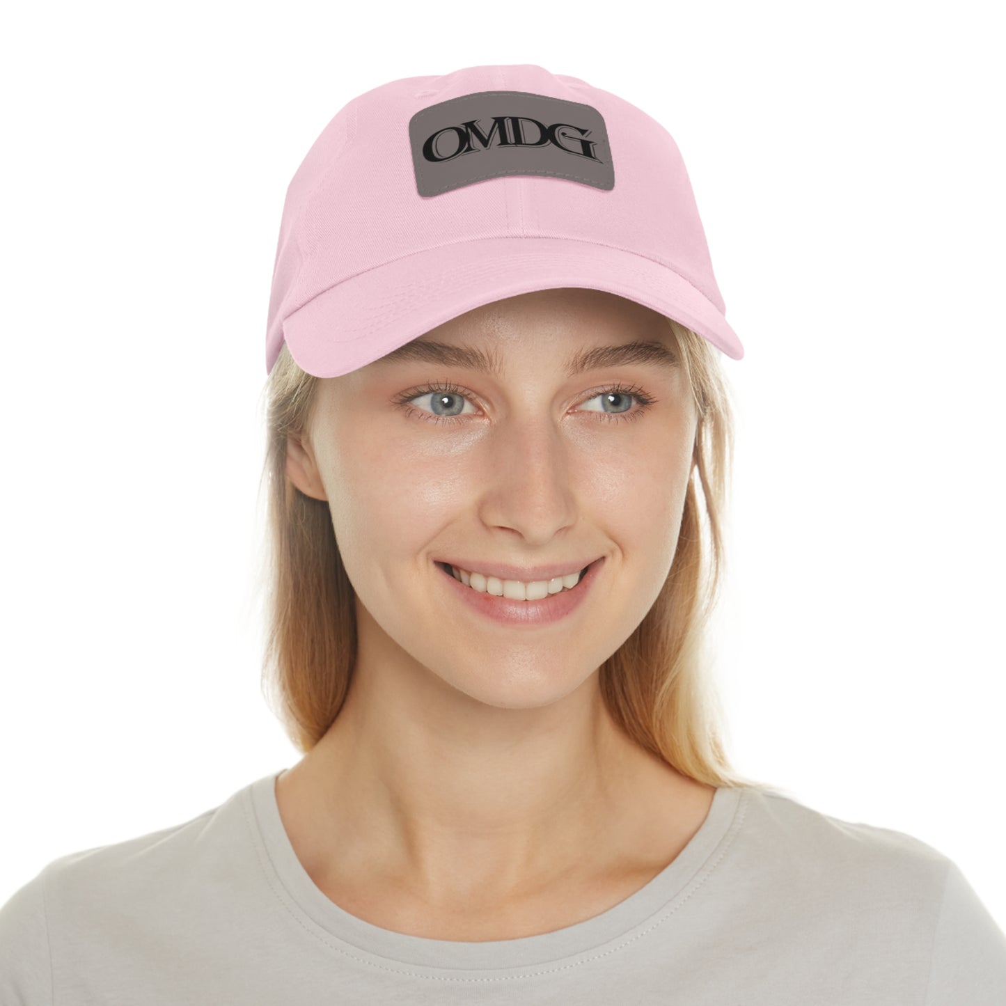 OMDG Black Lettering Leather - Casual and Trendy Accessory for Everyday Wear