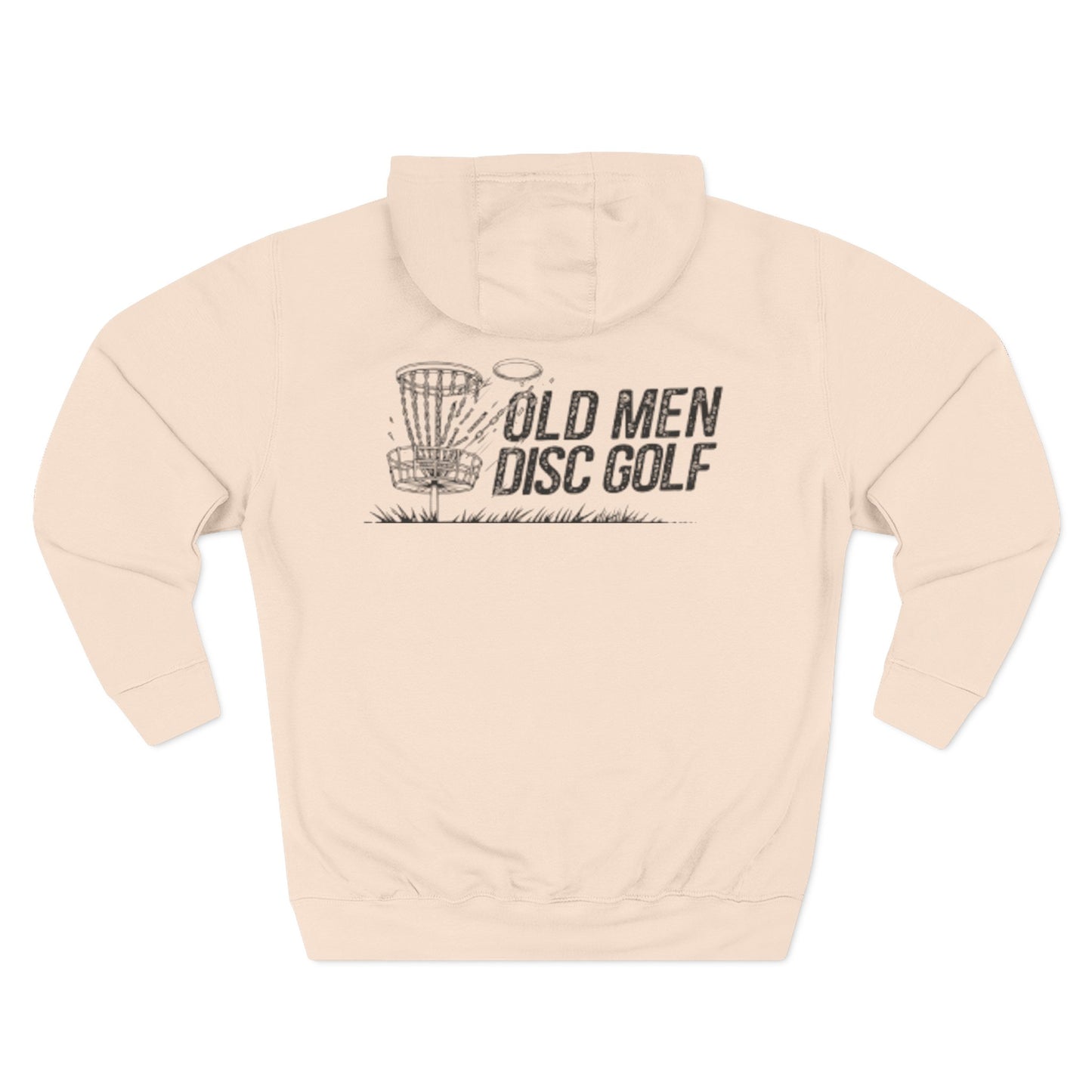 Old Man Kris - Old Men Disc Golf Cozy Three-Panel Fleece Hoodie
