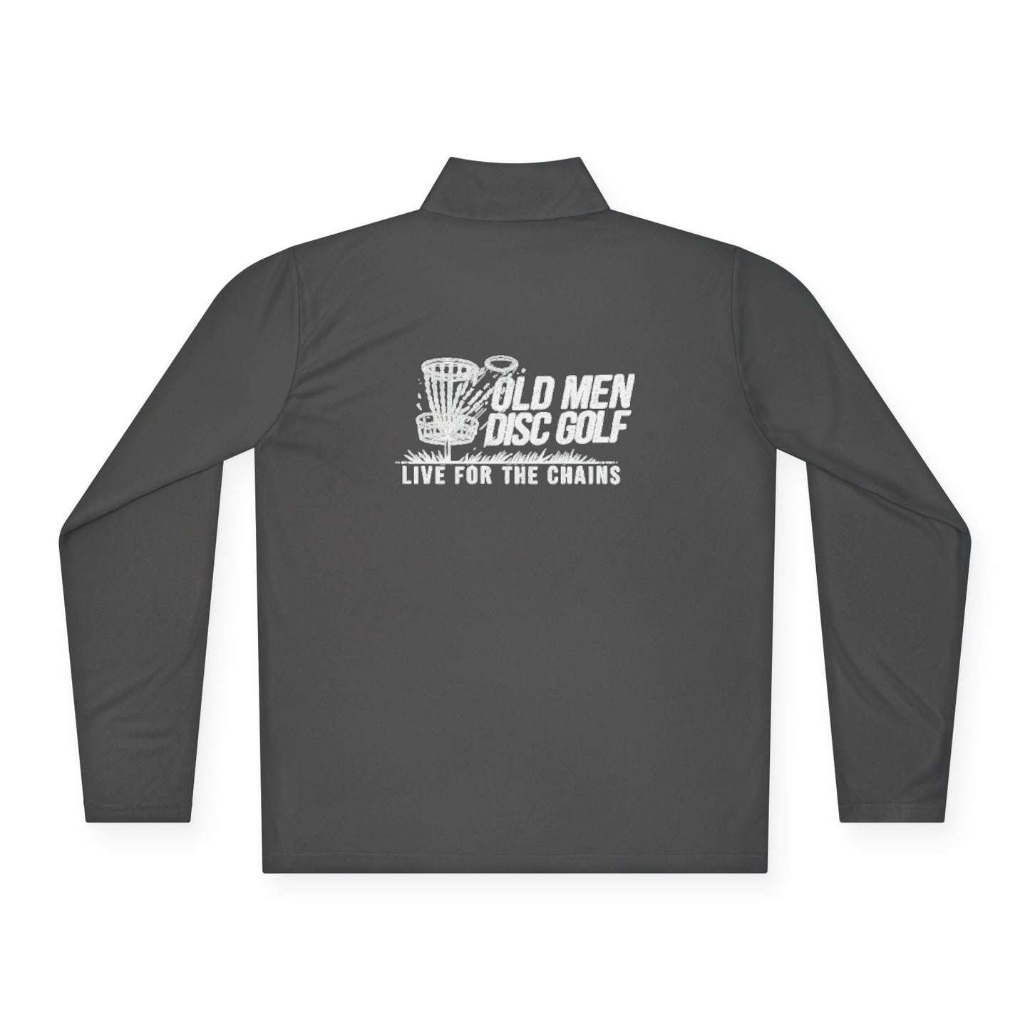 Old Men Disc Golf Unisex Quarter-Zip Pullover
